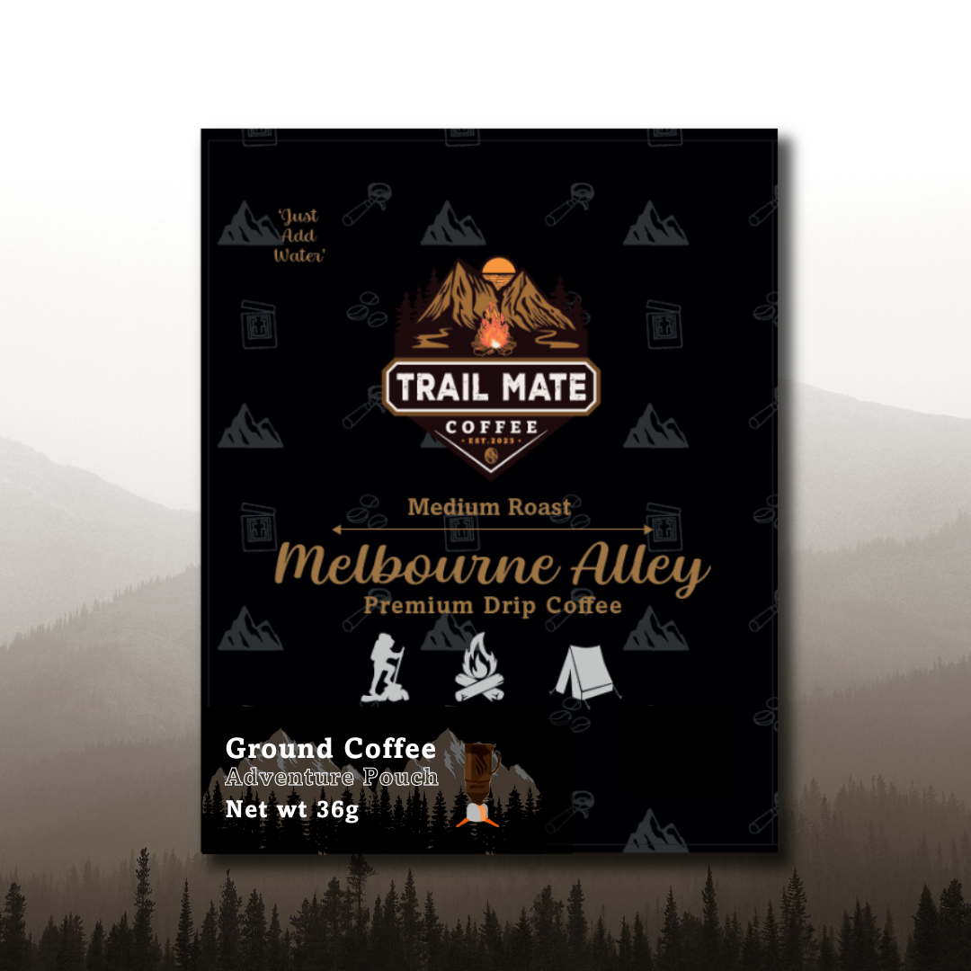 Trail Mate Coffee - Adventure Pouches Packed with 36g Ground Coffee