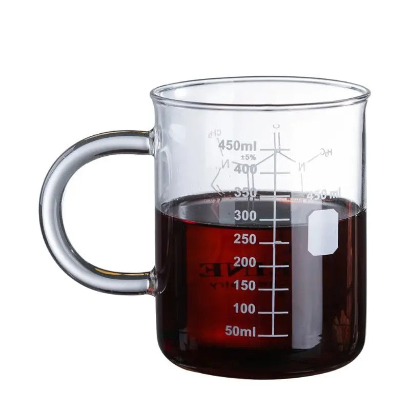 Borosilicate Glass Caffeine Beaker Mug