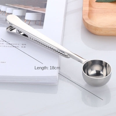 2-in-1 Coffee Spoon and Sealing Clip