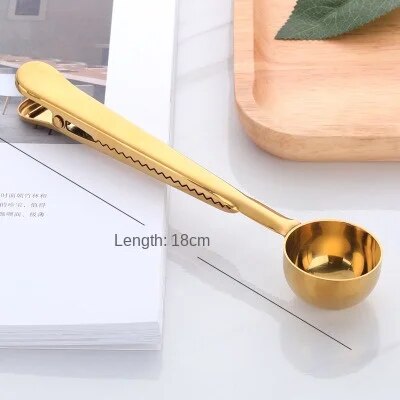 2-in-1 Coffee Spoon and Sealing Clip