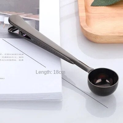 2-in-1 Coffee Spoon and Sealing Clip